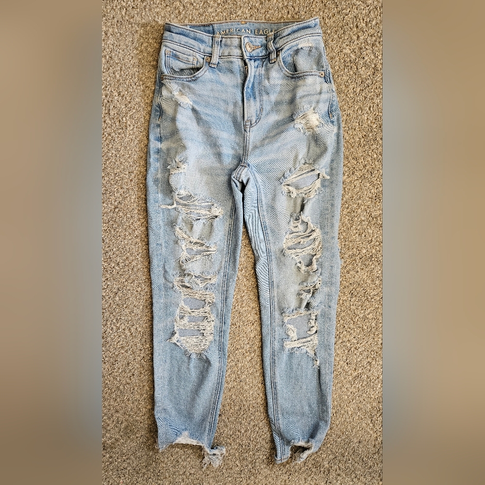 American Eagle Jeans. Size 000 Short. Light blue